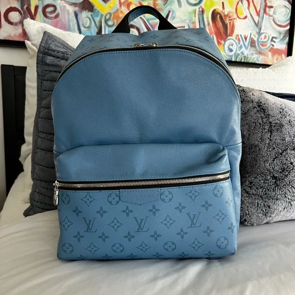 Louis Vuitton Blue Monogram Discovery Backpack
